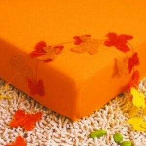 Napínacia plachta jersey oranžová