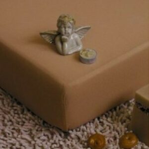 Napínacia plachta jersey hnedá