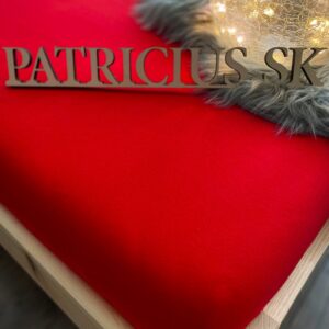 Napínacia plachta jersey červená