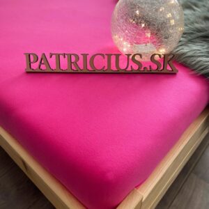 Napínacia plachta jersey ružová