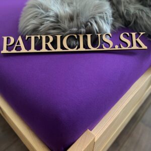 Napínacia plachta jersey fialová