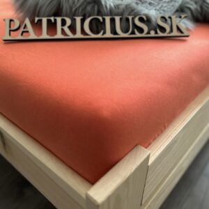 Napínacia plachta jersey tehlová