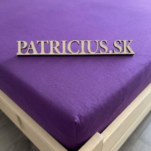 Napínacia plachta jersey fialová