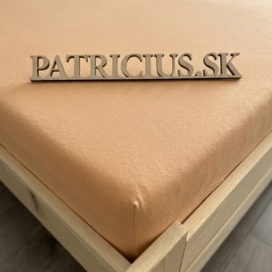 Napínacia plachta jersey marhuľová