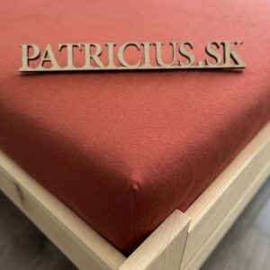 Napínacia plachta jersey tehlová