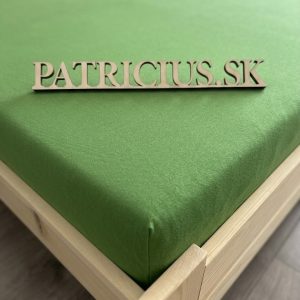 Napínacia plachta jersey zelená