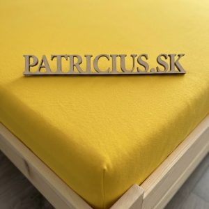Napínacia plachta jersey žltá