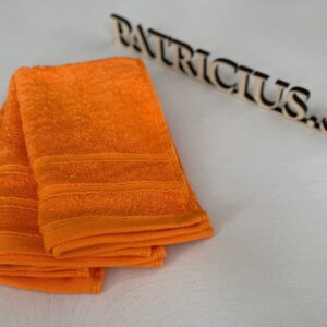 Detský uterák bavlnený 30x50 cm, oranžový