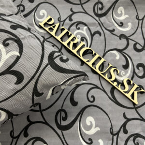 Krepové obliečky Oriental sivé