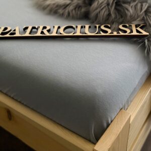 Plachta nepremokavá s gumičkou sivá