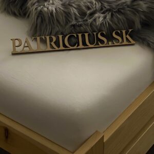 Napínacia plachta jersey maslová