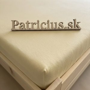 Napínacia plachta jersey maslová