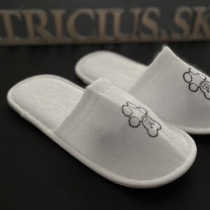 Detské hotelové papuče, 21 cm, zatvorené, 1 pár