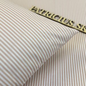 Bavlnené obliečky pásikavé ružovohnedé - Patricius