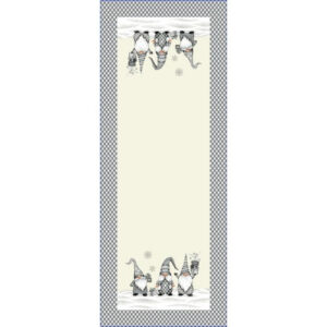 Gobelínový obrus vianočný Chenille 1279 GR