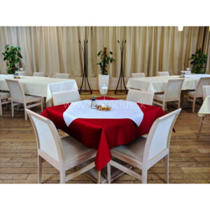 Teflónová látka tmavočervená X7