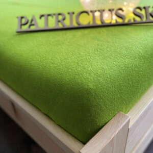 Patricius froté napínacia plachta zelená 140x180cm, akcia