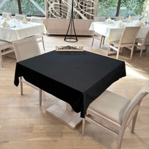 Zamatový obrus čierný