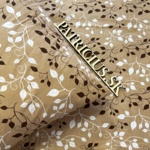 Bavlnené obliečky béžové listy - Patricius