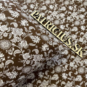 Bavlnené obliečky hnedé kvety - Patricius