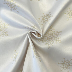 Teflónový obrus vianočný zlatá vločka hranatý - Patricius