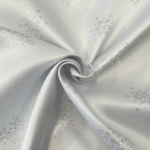 Teflónový obrus vianočný stieborná vločka hranatý - Patricius