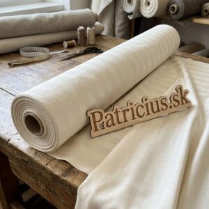Damašek 2cm pásik maslový - Patricius
