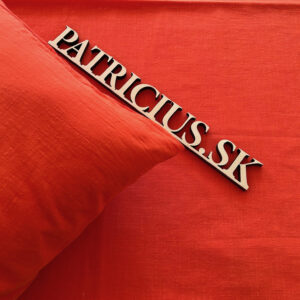 Ľanové obliečky oranžové