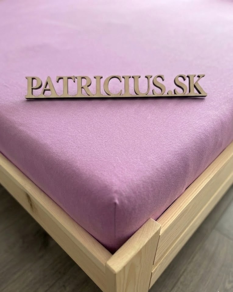 Napínacia plachta jersey svetlofialová