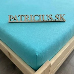 Napínacia plachta jersey tyrkysová