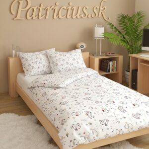 Detské obliečky sloníky biele - Patricius