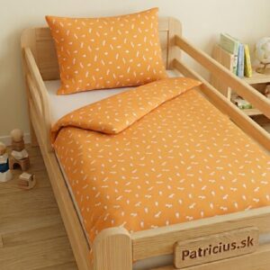 Detské obliečky líška a srnka oranžová - Patricius