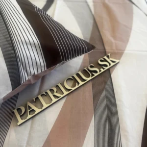 Bavlnené obliečky vlnky hnedé - Patricius