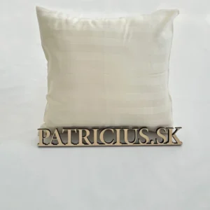 Damaškové obliečky 2cm maslové - Patricius