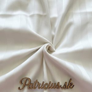 Damašek 2cm pásik biely - Patricius