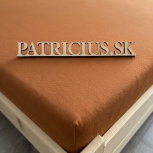 Napínacia plachta jersey škoricová