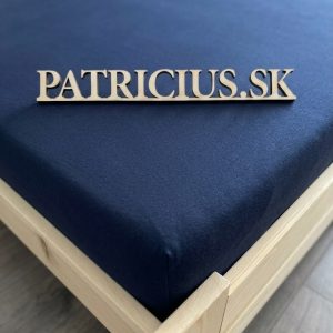Napínacia plachta jersey tmavomodrá