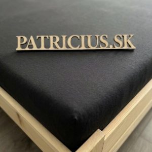 Napínacia plachta jersey tmavosivá