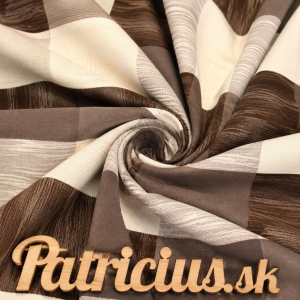 Plátno kocka hnedá - Patricius