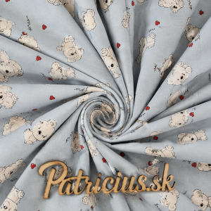Plátno macko modrý - Patricius