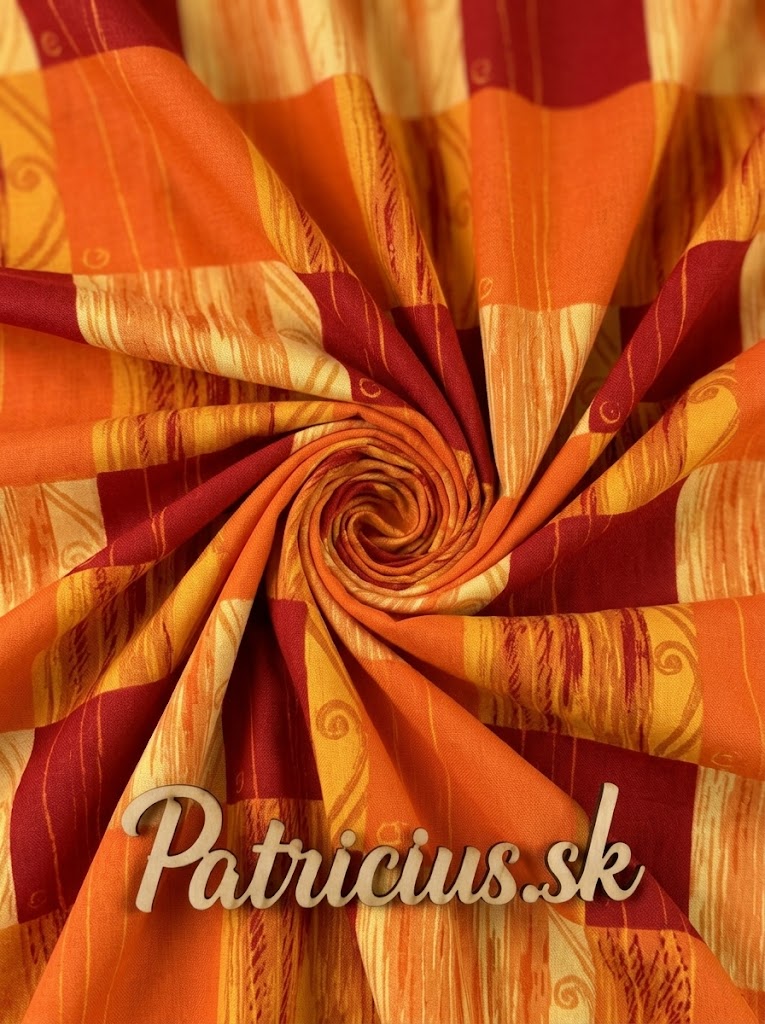 Krep kocka oranžová - Patricius