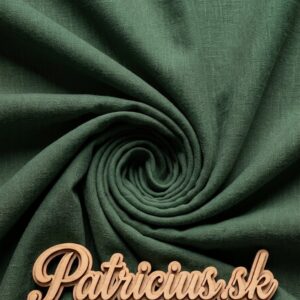 Ľan prémium tmavozelený, 140cm - Patricius
